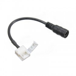 ZDM Female DC Power Connector with 2PIN 8mm / 10mm Single Color Waterproof LED Strip Linker 1PC