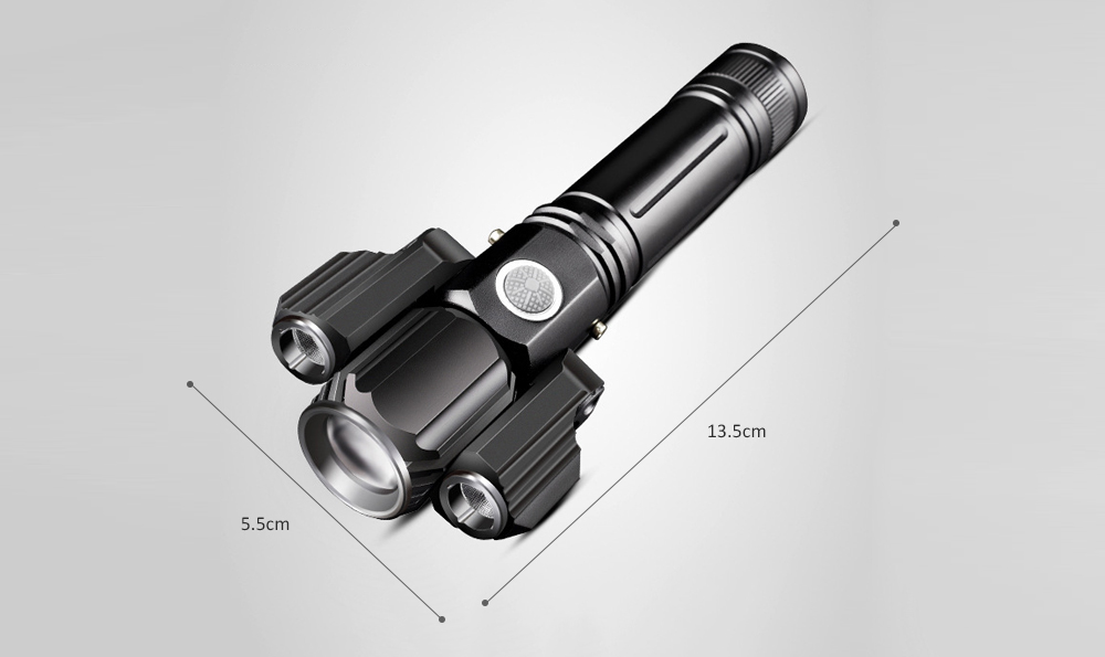 BRELONG E39 - T6 Wide Angle Flashlight Long Range for Daily Use