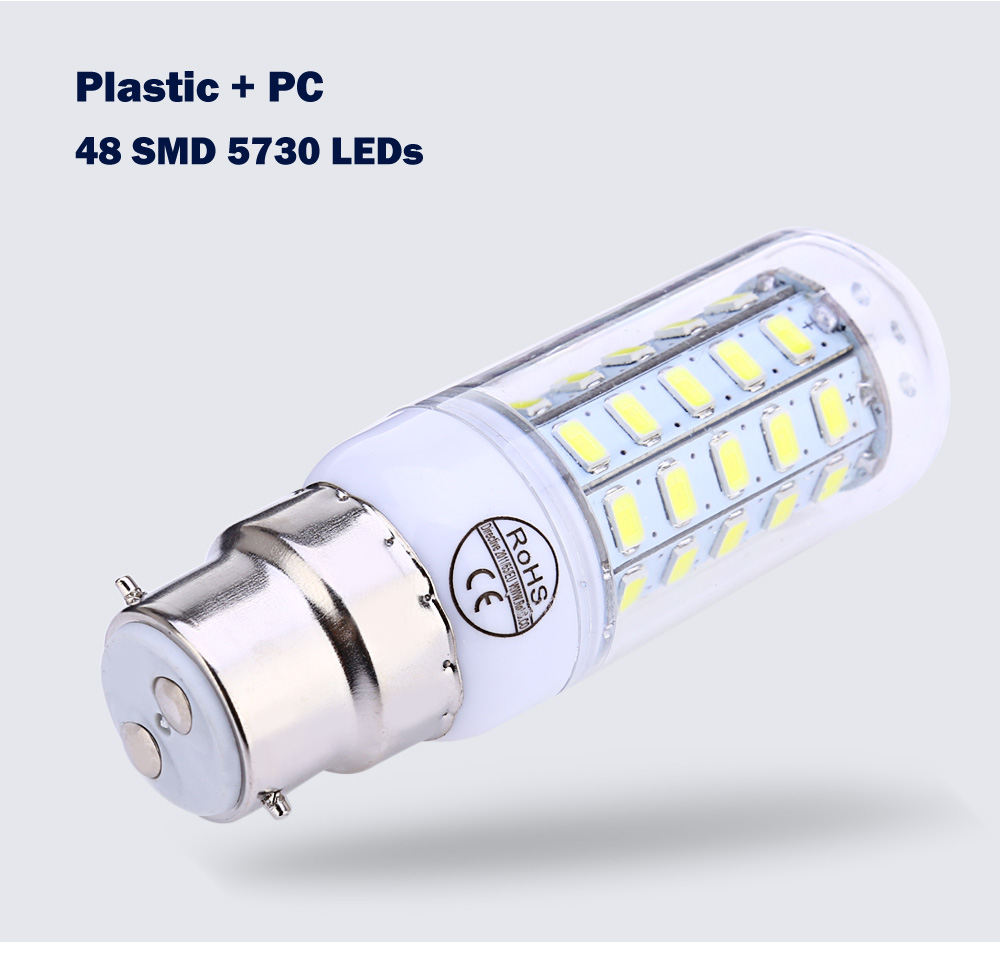 AC 220V G9 4.5W 400 - 450LM SMD 5730 LED Corn Bulb Light with 48 LEDs