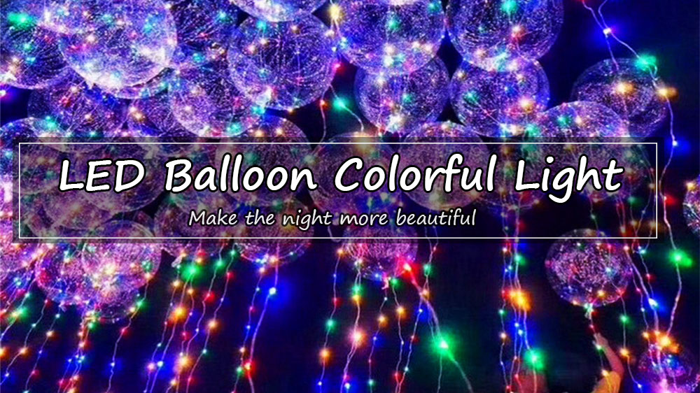Powered By Button Batteries Led Balloon Air Balloon String Lights Round Bubble Helium Balloons Kids Toy Wedding Party