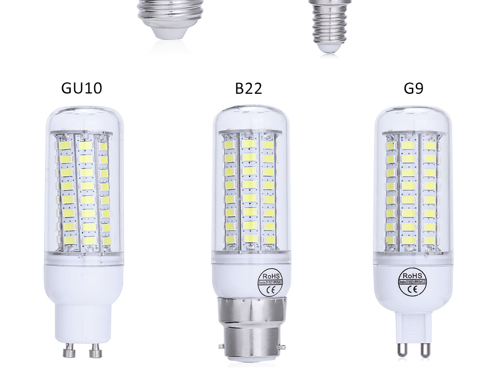 AC 220V B22 6W 550 - 600LM SMD 5730 LED Corn Bulb Light with 69 LEDs